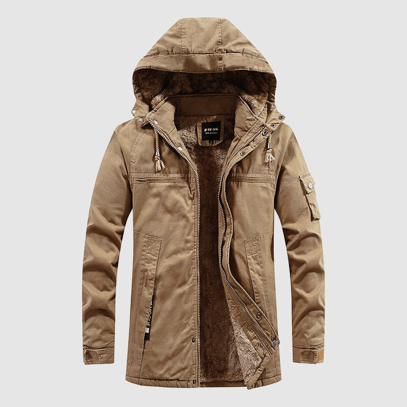 Herren Winterjacke Funktionell Enganliegend Fleece Isoliert