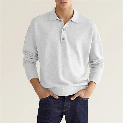 Herren Pullover Modern Polokragen Bequem