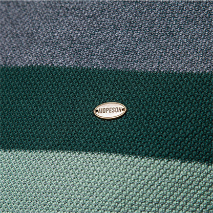 Herren Strickpullover Modern Farbblock Design Fein