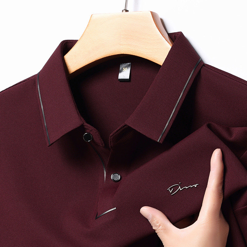 Herren Poloshirt Langarm Feuchtigkeitsregulierend Hochwertig