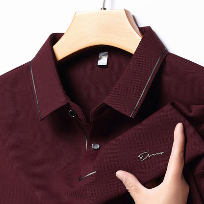 Herren Poloshirt Langarm Feuchtigkeitsregulierend Hochwertig