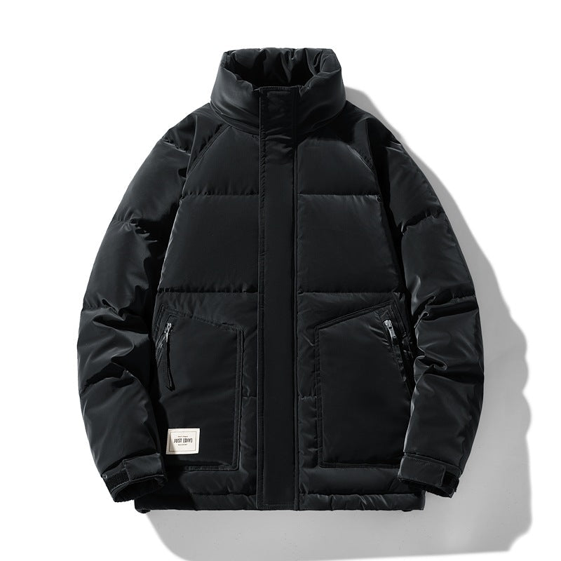 Herren Winterjacke Isoliert mit Hochkragen Warm