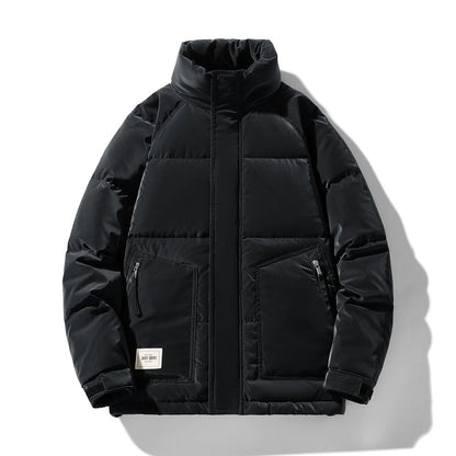 Herren Winterjacke Isoliert mit Hochkragen Warm