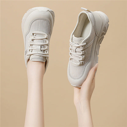 Damen Sneaker Sportlich Freizeit Bequem Laufsohle