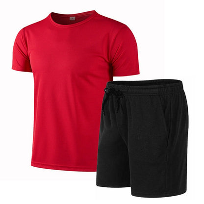 Herren Sportset Funktionsshirt und Laufshorts Sportlich