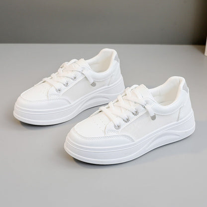 Damen Plateau Sneaker Hoch Atmungsaktiv Komfort