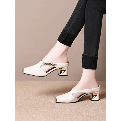 Damen Sling Pumps Hochhackig Glänzend Schwarz