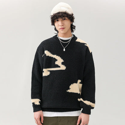 Herren Strickpullover Modern Lässig mit Muster