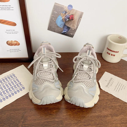 Damen Sneaker Atmungsaktiv Netzstruktur Stabil