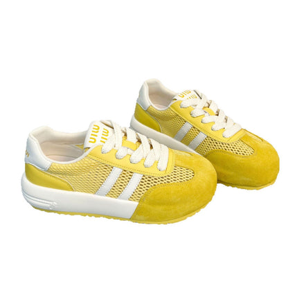Damen Sneaker Sportlich Atmungsaktiv Mesh Leicht