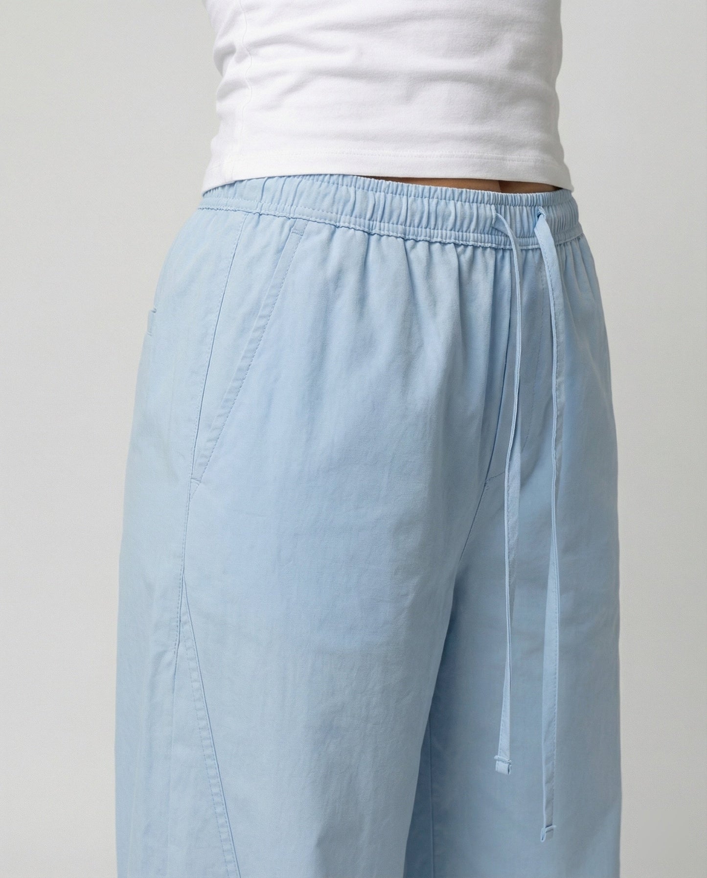 Damen Boyfriend Hose Bequem Weite Bein Sommer