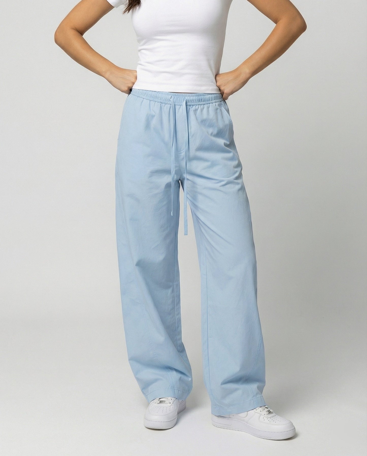 Damen Boyfriend Hose Bequem Weite Bein Sommer - BerlinGlamour