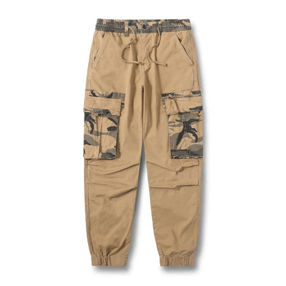 Herren Cargo-Hose Elastisch Praktisch Reißverschluss-Taschen