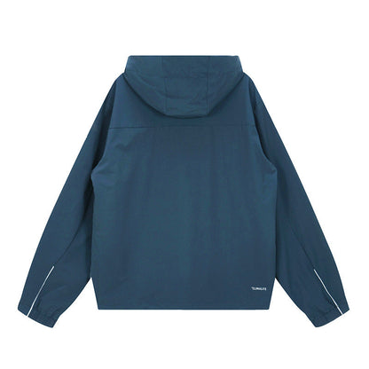 Herren Outdoor-Jacke Wasserdicht Verstellbare Kapuze Leicht