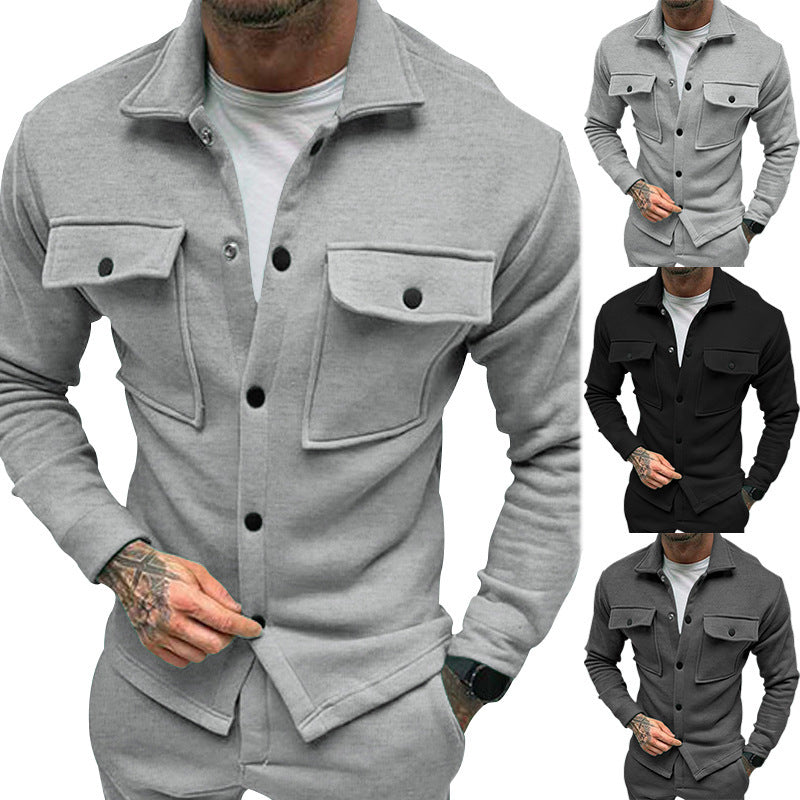 Herren Outdoor Jacke Praktisch Modern Mit Taschen