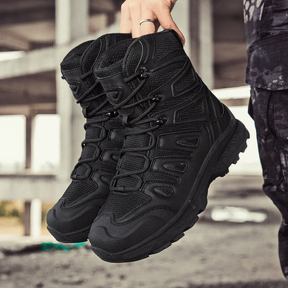 Herren Tactical Stiefel Knöchelhoch Rutschfest Outdoor