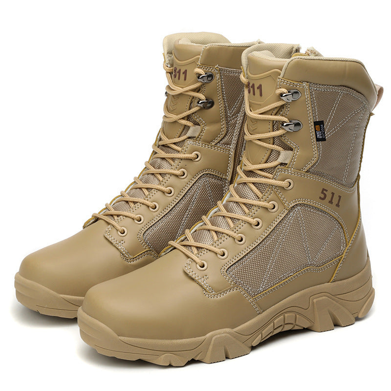 Herren Stiefel Tactical Militärstil Schwarz