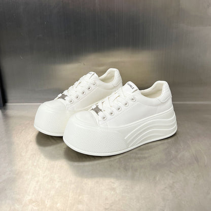 Damen Sneaker Plattform Schuhe Elegant Atmungsaktiv