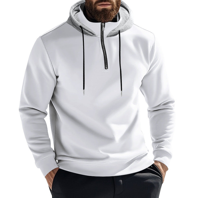 Herren Sportpullover Kapuzenpulli Atmungsaktiv Mit Reißverschluss - BerlinGlamour