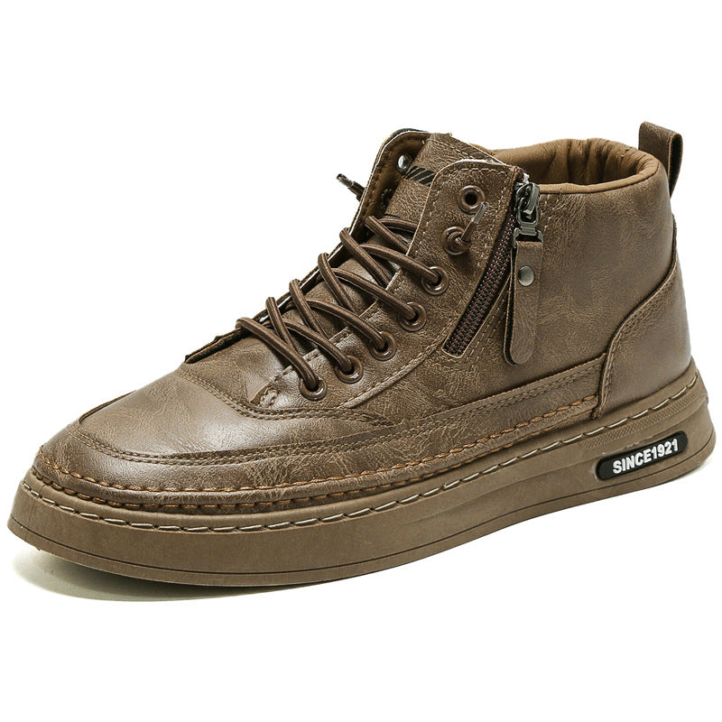 Damen Sneaker Hoch Sportlich Reißverschluss