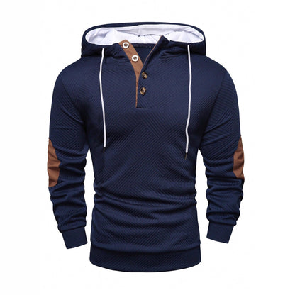 Herren Kapuzenpullover Sportlich Modern Strukturdesign