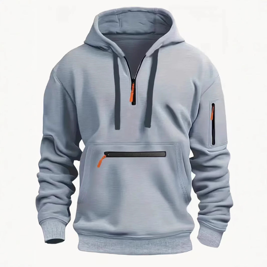 Herren Hoodie Modern mit Reißverschluss und Coolen Designs