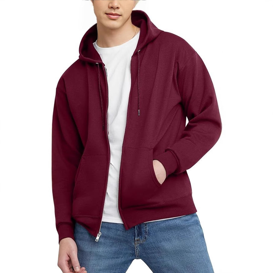 Herren Kapuzenjacke Reißverschluss Durchgehend Modern Berlin