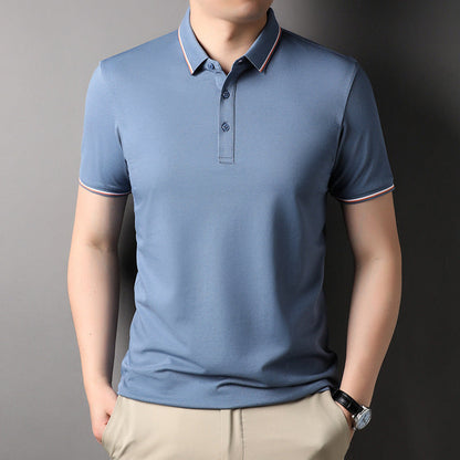 Herren Poloshirt Atmungsaktiv Modern Kontrastakzente - BerlinGlamour