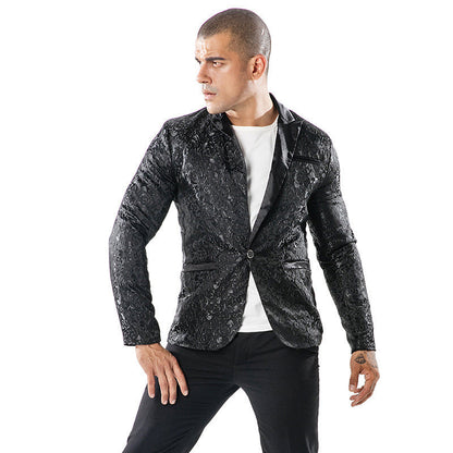 Herren Blazer Smoking Anzug Modern Floral Elegant