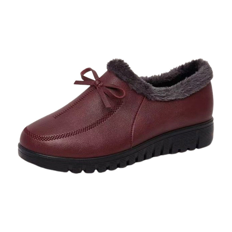 Damen Sneaker Warm Gefüttert Schleifen Detail Modern