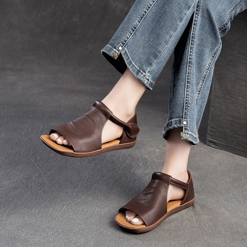 Damen Sandalen Komfortabel Atmungsaktiv Mit Riemchen