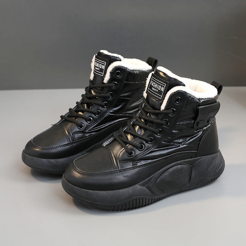 Damen Winter Sneaker Warm Rutschfest Sneakers Frauen