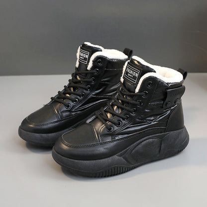 Damen Winter Sneaker Warm Rutschfest Sneakers Frauen