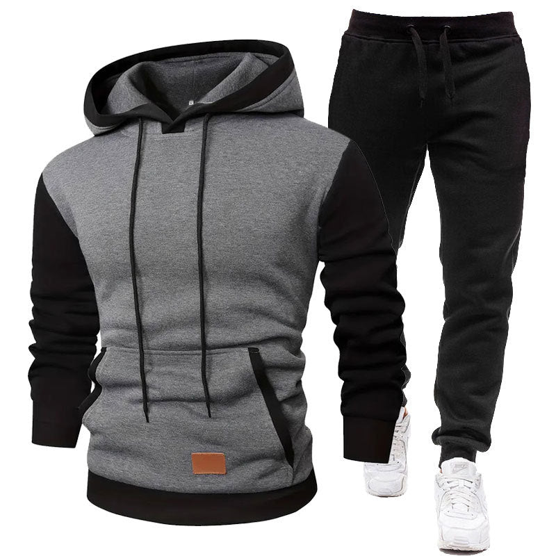 Herren Sportliches Hoodie- und Jogginghosen-Set BerlinGlamour: 
Sportliche Herren-Hoodie-Set mit Jogginghosen, glamouröse Ausführung, bequem Herren- und La