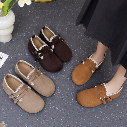 Damen Hüttenschuhe Bequem Weich Verstellbar