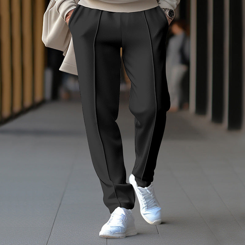 Herren Jogginghose Sportlich Elastisch Mit Dekor Nähten