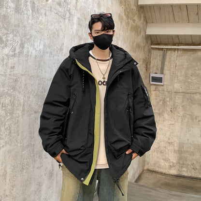 Herren Winterjacke Groß Oversized Warm