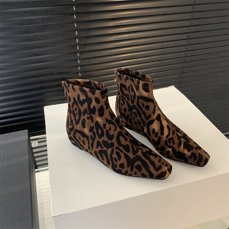 Damen Ankle Boots Wildleder Elegant Spitz