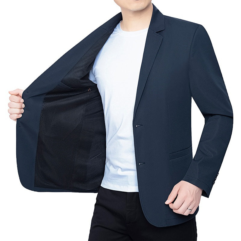 Herren Blazer Jacke Modern Slim Fit Technostoff - BerlinGlamour