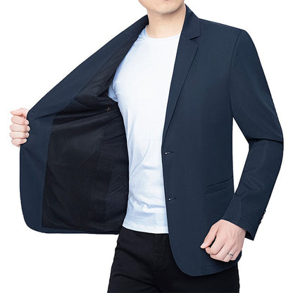 Herren Blazer Jacke Modern Slim Fit Technostoff - BerlinGlamour