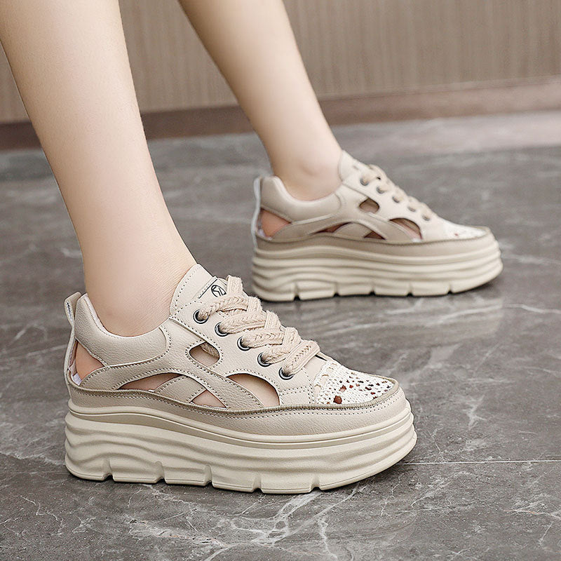 Damen Sneaker Mesh atmungsaktiv mit dämpfenden Sohlen