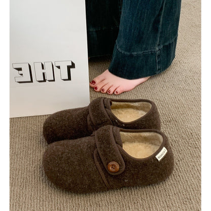 Damen Fleece Clogs Warm Bequem Rutschfest