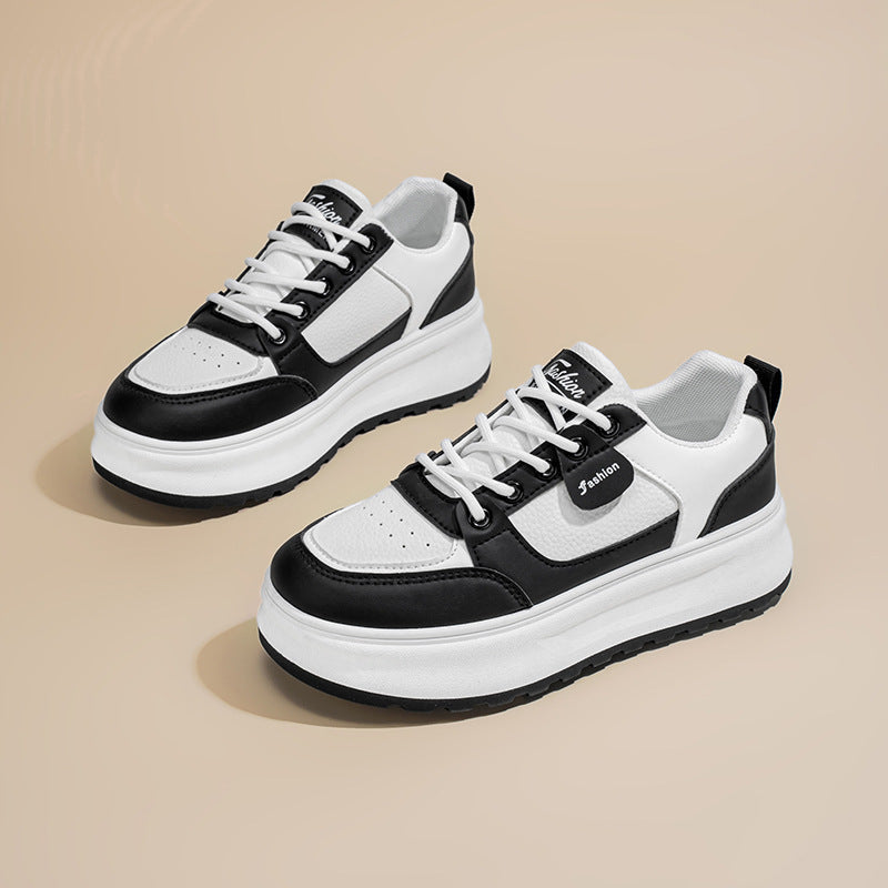 Damen Sneaker Sportlich Plattform Bequem Laufschuhe