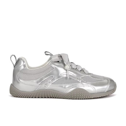 Damen Sneaker Sportlich atmungsaktiv mit Glitzerdetails