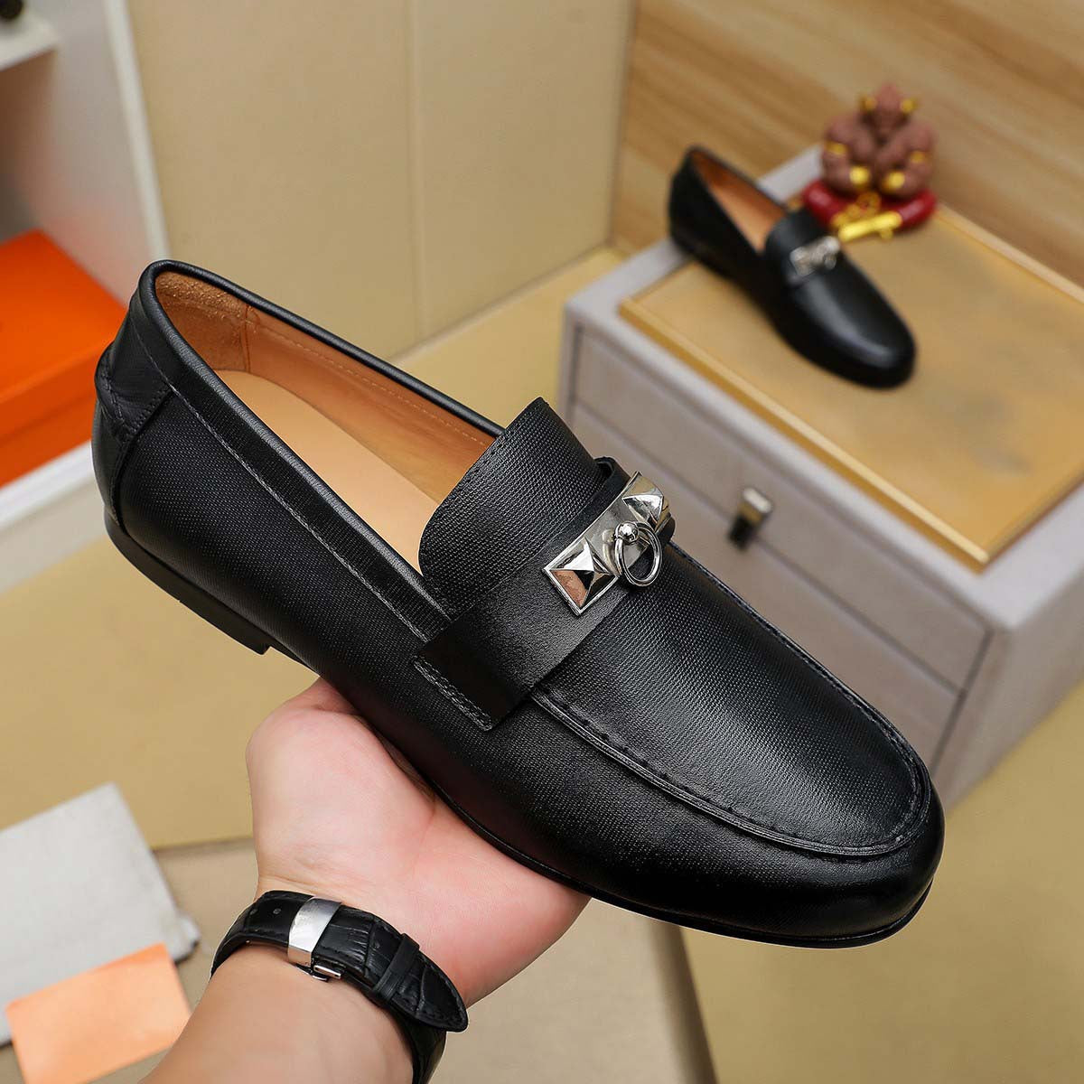 Damen Mokassin Wildleder Schuhe Elegant Schnürung