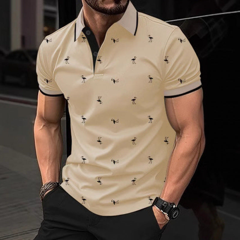 Herren Polo-Shirt Bedruckt Modern Berlin Style - BerlinGlamour