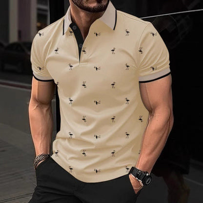 Herren Polo-Shirt Bedruckt Modern Berlin Style - BerlinGlamour