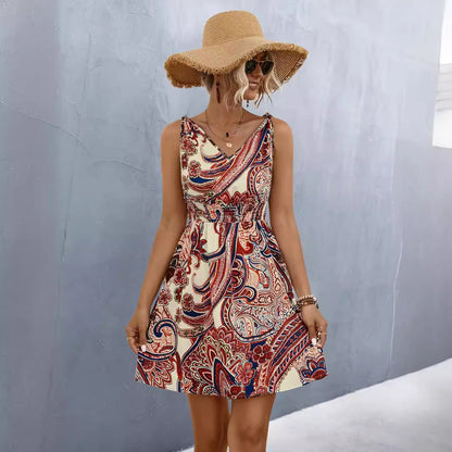 Boho Sommerkleid für Damen Elegant Leicht