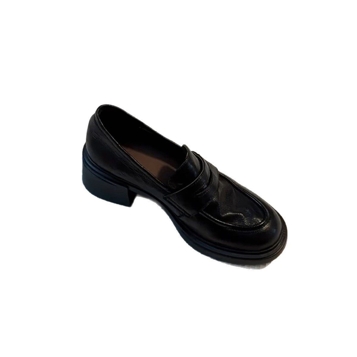 Damen Loafers Moderner Blockabsatz Elegante Schuhe