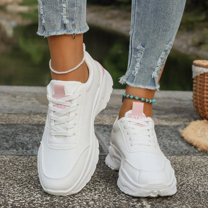 Damen Sneaker Sportlich Dickes Profil Modisch